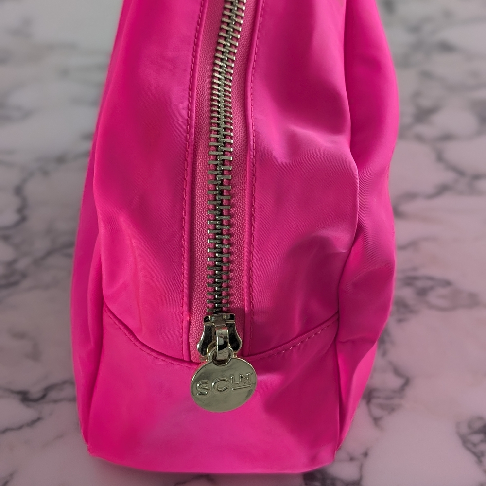 Stoney Clover Lane Large Pink Double Zip Pouch